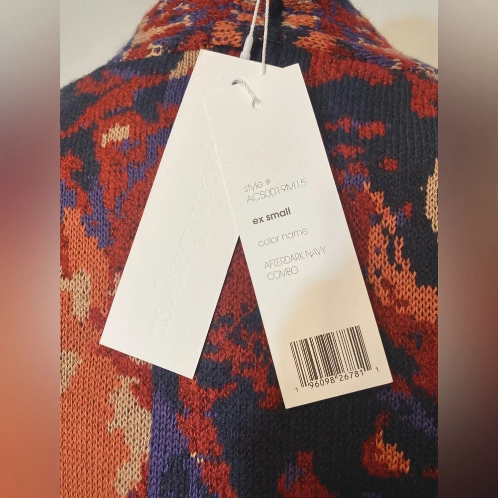 XS Adyson Parker Knit Jacquard Cardigan NWT - Picture 6 of 11